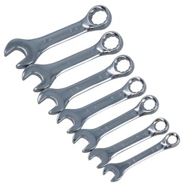 AB Tools AF Imperial SAE Stubby Spanner Wrench 7pc Combination 3/8" - 3/4" CRV TE065