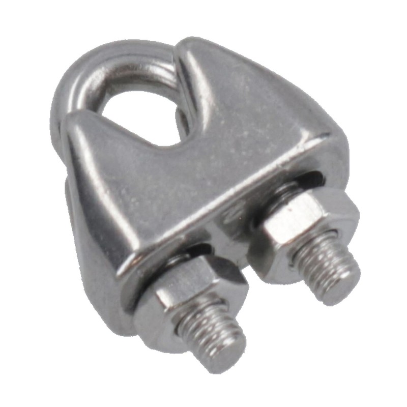 AB Tools 2mm Wire Rope/Cable Grip/Clamp Stainless Steel 316 Marine