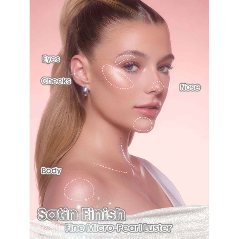 SHEGLAM Highlight Stick Creamy with Moisturizing Oil for a Smooth