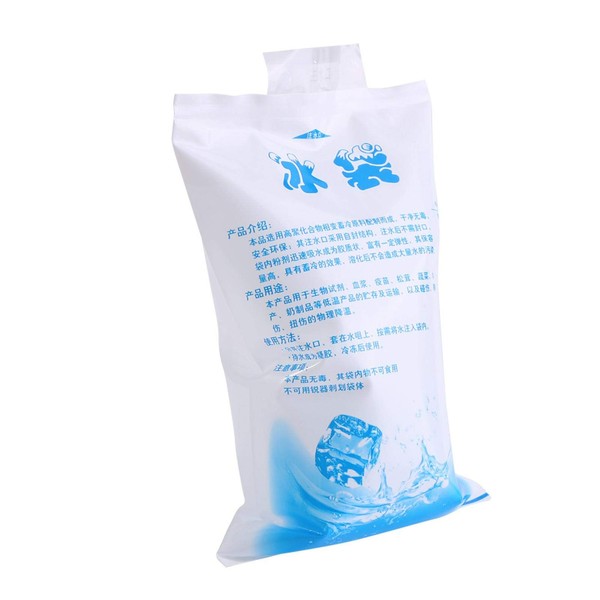 2 x 10 Stück Trockeneis Gel Packs PE Lebensmittelqualität Freezable Kühler Gel Bag