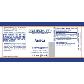 Pure Herbs: Arnica - 1 oz.