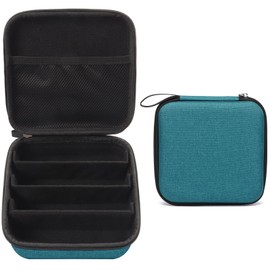 Bukere Travel Sunglasses Organizer Case Adjustable Slot For Multiple Eyeglasses Hard-shell Portable Storage Box for Men Women