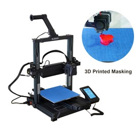 BOMEI PACK Wide Blue Painters Tape 9 Inches x 60 Yards, 3D Tape, 3D Printing Tape for Laser Cutting, 21-Day Clean Removal Wide Masking Tape