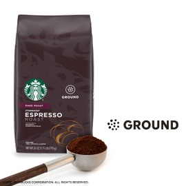 Starbucks Ground Coffee—Dark Roast Coffee—Espresso Roast—100% Arabica—1 bag (28 oz)