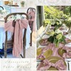 12 Pack Dusty Pink Cheesecloth Table Runner 17 x 108