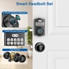 BAFUWEIY Keyless Entry Door Lock with Handle Set, Electronic Keypad