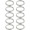 prendre PR-Q2-12-10ST Double Ring, Key Ring, Set of 10, Stainless