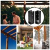 4 Pcs Upgraded Concealed Beam Hangers, 2"x4" Outdoor Concealed Flange,