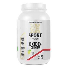 Óxido Nítrico + Clembuterol Mx Sport 1kg Pre Entreno Sabores Uva