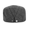 Faletony Men's Flat Cap Stylish Plaid Newsboy Cap Duckbill Cabbie