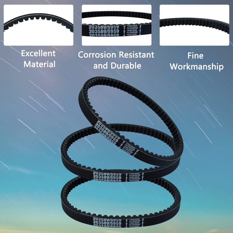 Drive Belts Compatible with 30 Series Torque Converter Go Kart