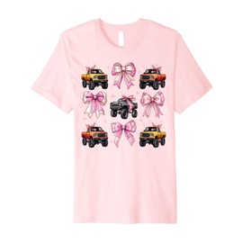 Coquette Bow Rc Truck RC Racing Remote Control Girl Mom Premium T-Shirt