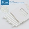 Glue Gun Wax Seal Sticks Pearl White, Andotopee 10pcs Pearlescent
