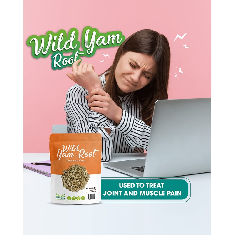 Wild Yam Root 2 oz, c/s, Dioscorea villosa, Wild Yam