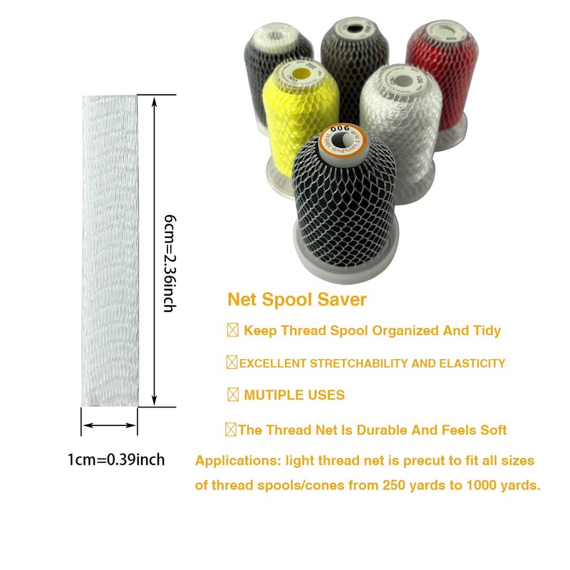 Wennuo 100pcs Thread Net Spool Saver for Different Sizes of