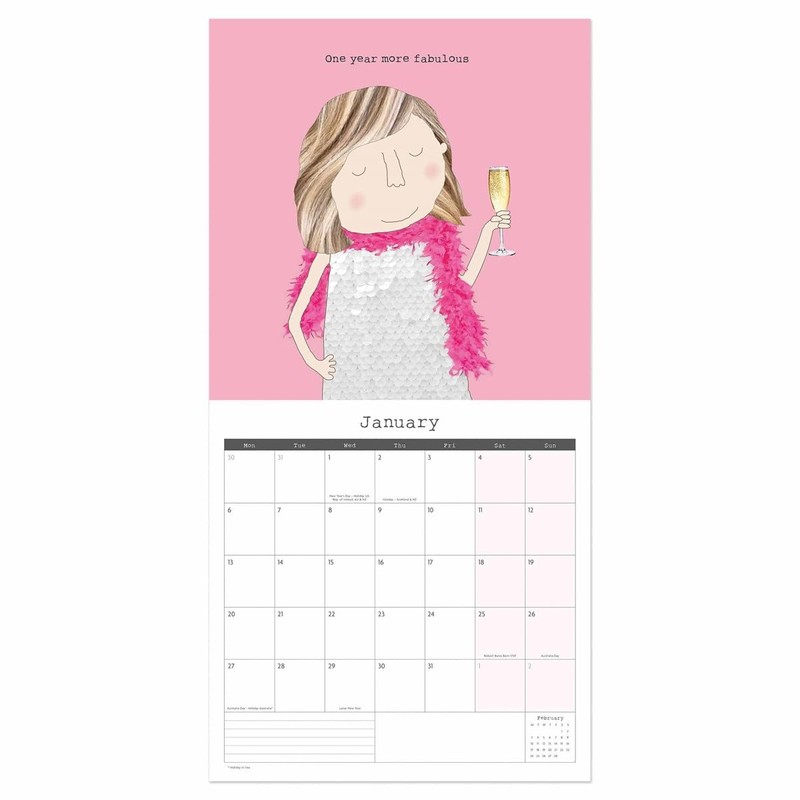 2025 Rosie Made a Thing Square Wall Calendar