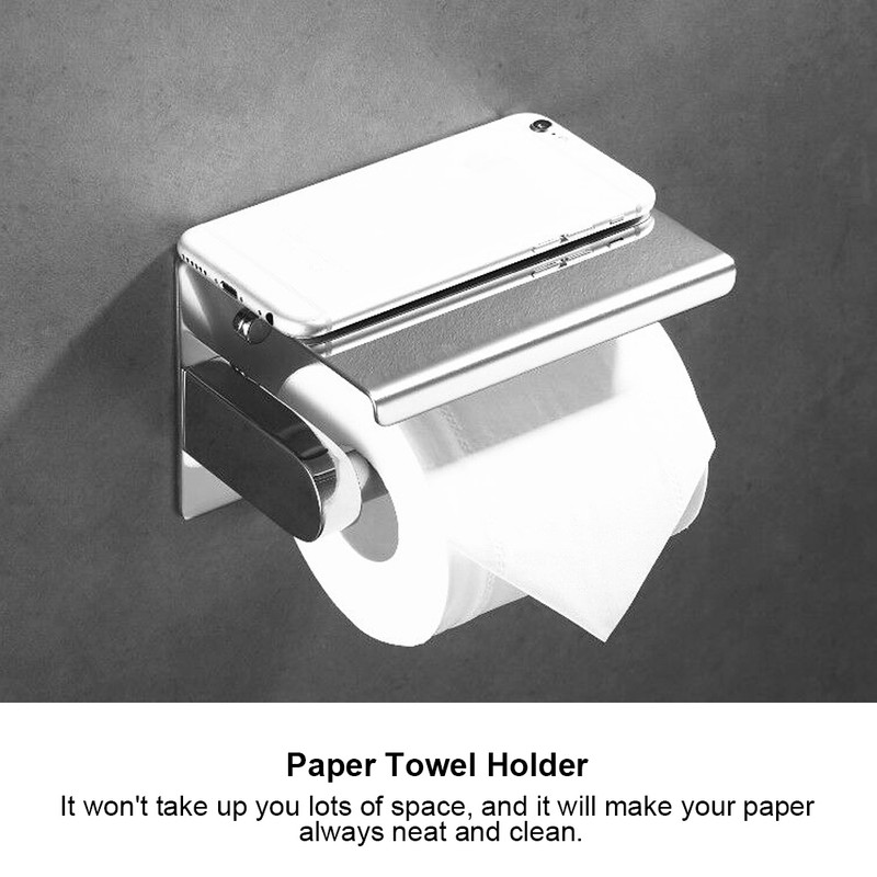Toilet Paper Holder Stainless Steel Toilet Paper Roll Holder with