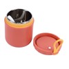 Insulated Food Container Jar Red 400ml Stainless Steel Leakage Proof
