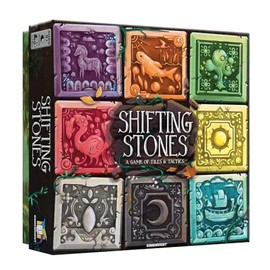 Gamewright - Shifting Stones – A Visual, Decision-Making Family Strategy Game of Tiles, Cards, and Tactics, 8 years +
