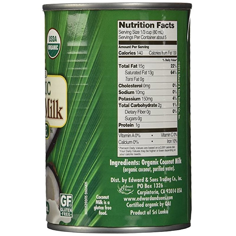 Native Forest Simple Organic Unsweetened Coconut Milk, 13.5 Fluid Ounce