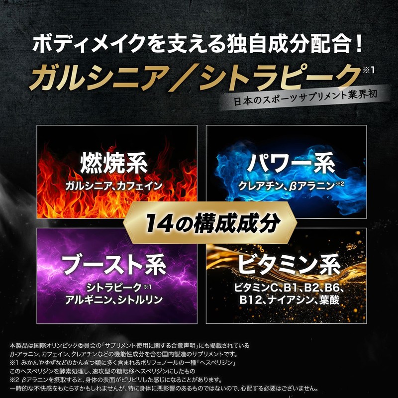 WINZONE（ウィンゾーン）プレワークアウト エナジードリンク風味300g 筋トレ クレアチン シトルリン アルギニン ビタミン