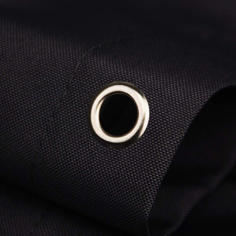 Homehold Waterproof Polyester Shower Curtain With Hooks, 180 x 180cm