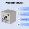 Tungsten Cube 0.39" 99.95% Pure Element 10mm Density Metal Cube