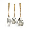 IBA Indianbeautifulart Copper Steel Cutlery Set of 3 Pcs Serving