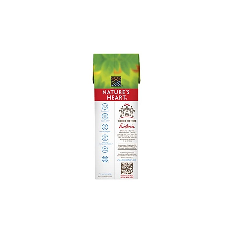 Nature's Heart Leche de Arroz sin azúcar Caja con 6