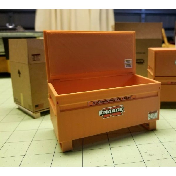 Unbranded Custom Made Miniature Jobsite Tool Chest at 1:14 Scale