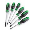 SK 6-Piece Magnetic Screwdriver Set, S2 Steel, 3 Slotted &