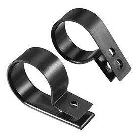 sourcing map Nylon R-type clamp organiser cable clip for wire fits cable diameter 21-25 mm, pack of 10