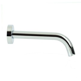 Symphony Round Bath Spout - Wall Mounted - Luxury Chrome
