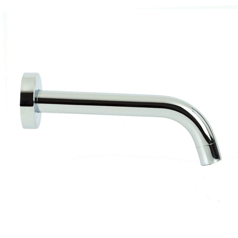 Symphony Round Bath Spout - Wall Mounted - Luxury Chrome