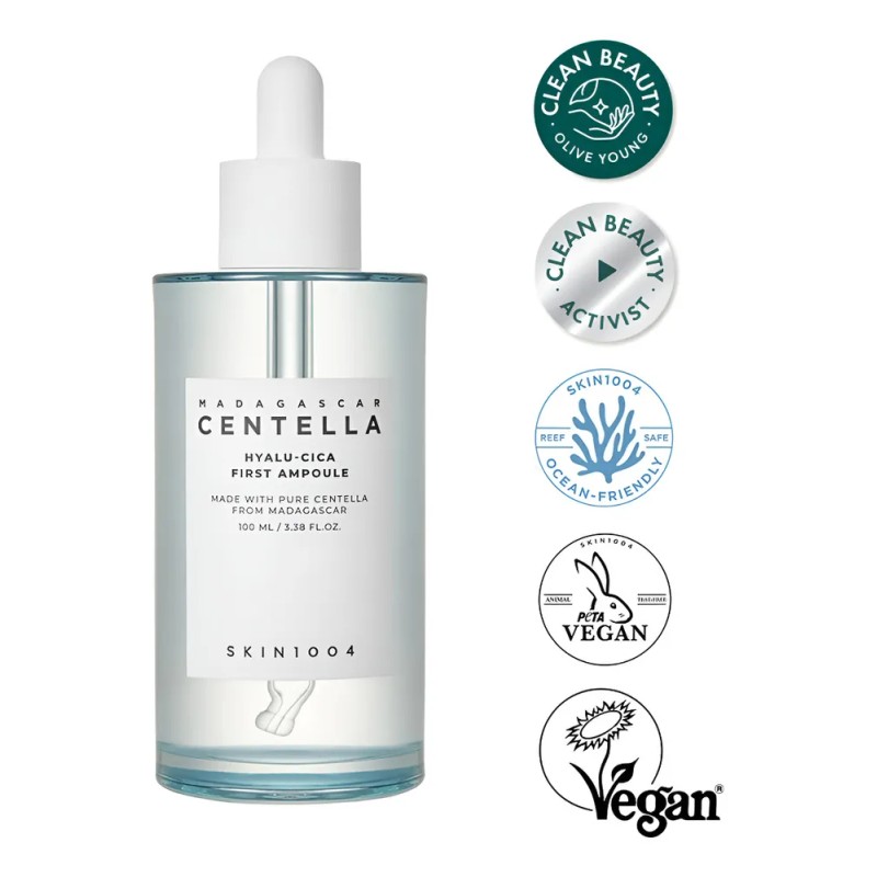 Skin1004 Madagascar Centella Hyalu Cica First Ampoule Suero