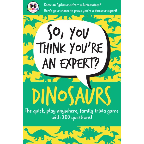 So You Think You're an Expert: Dinosaurs Family Children Card