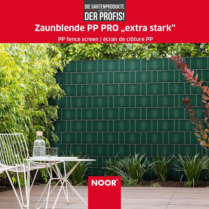 NOOR Privacy Screen Strips PP Pro Extra Strong 0.19 x