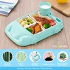 Kids garden Car Plate 8Pcs/Set Bamboo Children Dinnerware Sets -