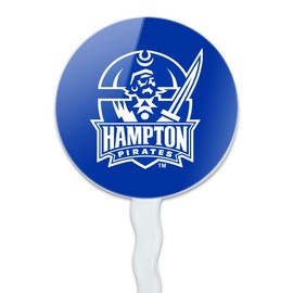 GRAPHICS & MORE Hampton University Pirates Logo Cupcake Picks Toppers Decoration Set of 6