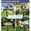 Ansionsol 75 Inch Smart Bird Feeder Pole with 5-Prong Base,
