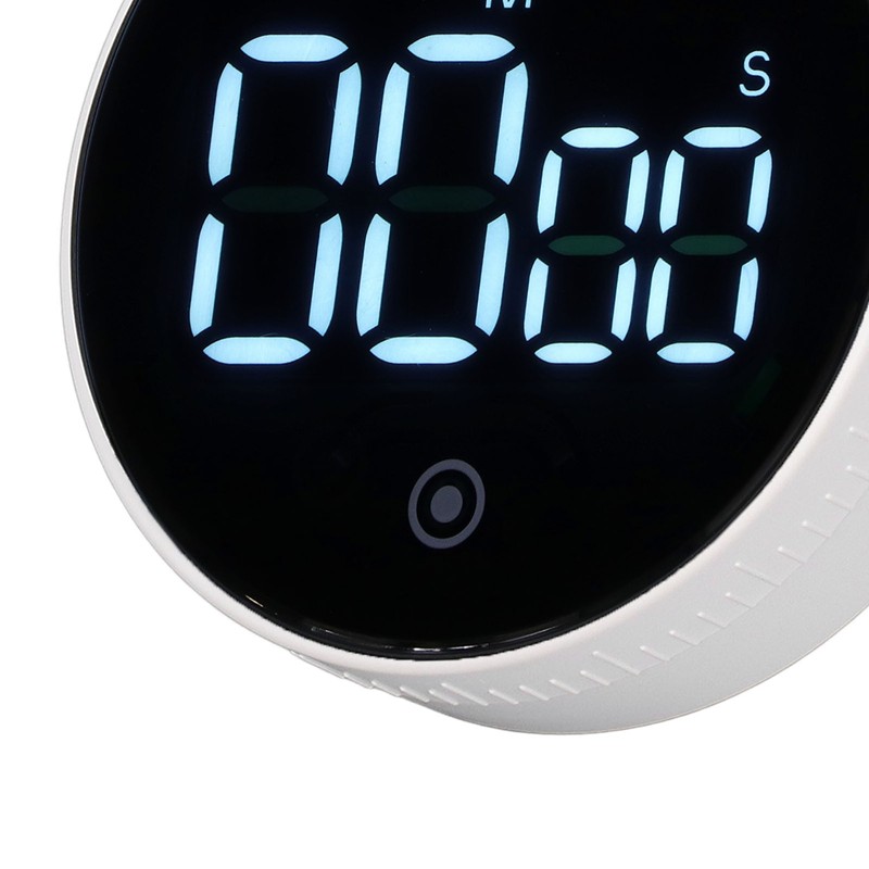 Desktop Timer Minimalist Round 3 Level Volume Adjustable Digital Countdown