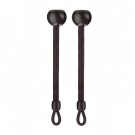 Bungee Tie Down Conversion of Exterior Sun Shades Roller up Blinds,Indoor/Outdoor ，Bungee tie is a Necessary Accessory to Secure Curtains(Brown, 6 in 2pcs)