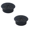 AUXBC 2PCS 2 Inch Flexible ABS Desk Grommet, Cable Cord