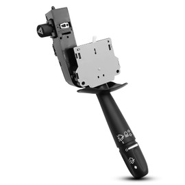 TIKSCIENCE Interruptor de intermitente multifunción, Palanca Direccionales, Control de limpiaparabrisas para Dodge Mitsubishi Chrysler 2003-2010, Negro, ON-OFF-ON, 1 unidad