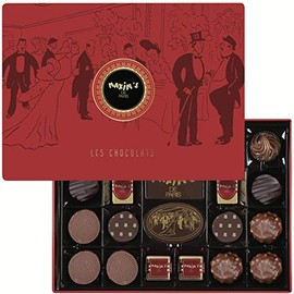 Maxim's de Paris Gourmet Milk and Dark Chocolate Candies Assortment 22 Chocolates gift (22 pieces, Assortment)