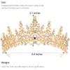 TOBATOBA Birthday Queen Sash and Crown for Women - Gold