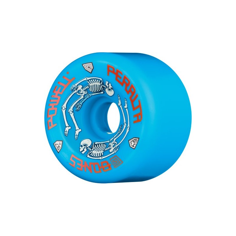 Powell Peralta G-Bones 97A - Ruedas para monopatín (Azul, 64