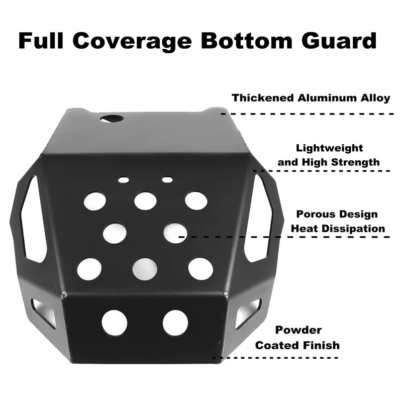 WORLDMOTOP Engine Skid Plate Replacement for Kawasaki KLX250S KLX 250S