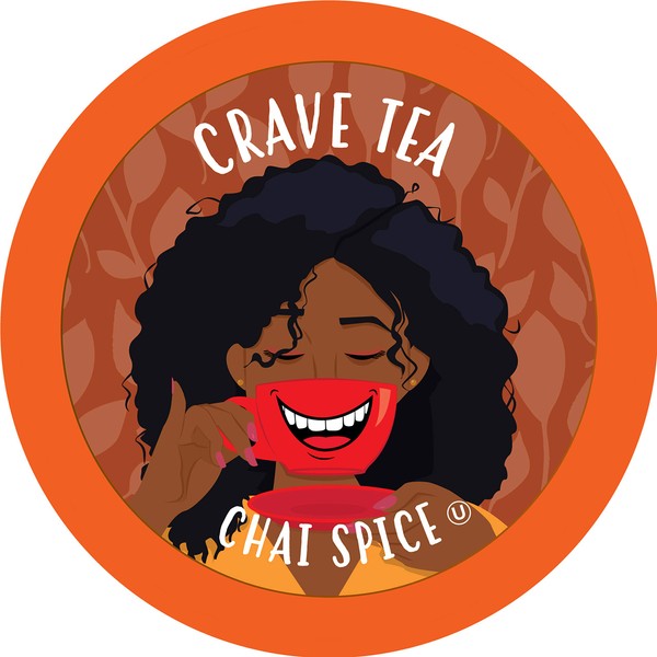 Crave Beverage Vainas de té, Chai Spice para Keurig K Cup Brewers, 100 unidades