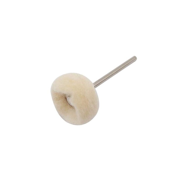 HIPOGT 100 Pcs Polishing Buffing Wheel Set Wool Felt Cotton